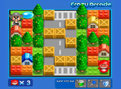 Gem-gweithredu-crazy-bomberman